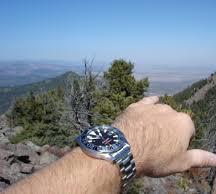 man's hand wearing watch 